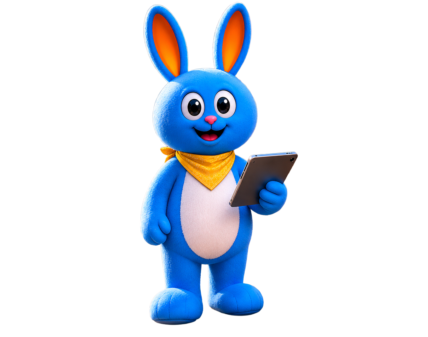 Blu the Golden Connection mascot